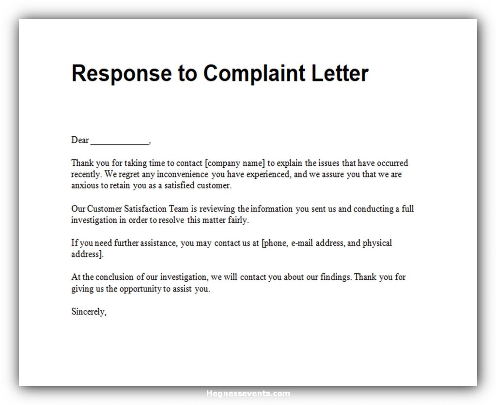 8 Powerful Examples Of Response To Complaint Letter And How To Write It 