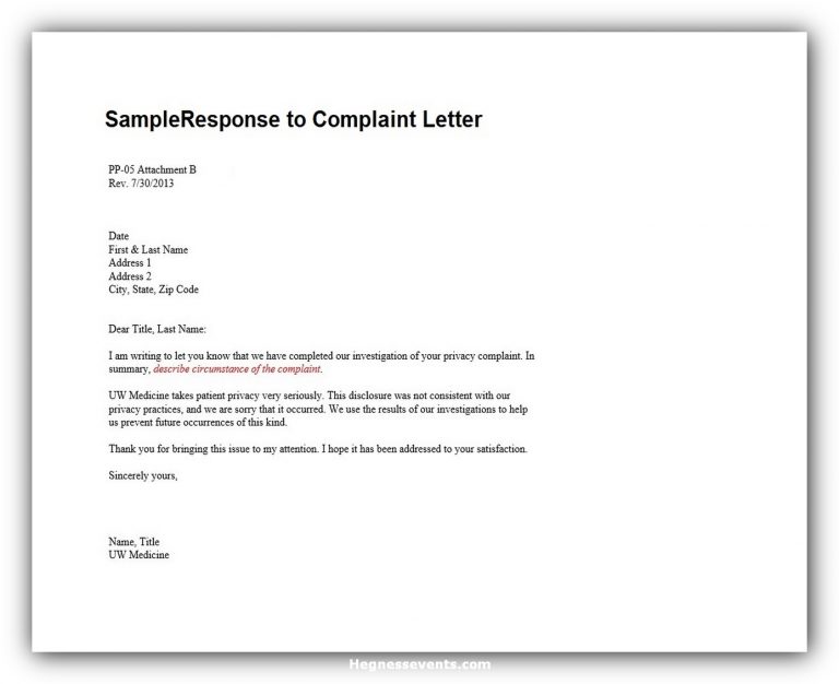 8 Powerful Examples of Response to Complaint Letter and How to Write It ...