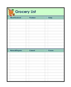 5 Step to Create a Grocery List - hennessy events