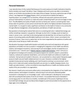 10 Best Personal Statement Template - hennessy events