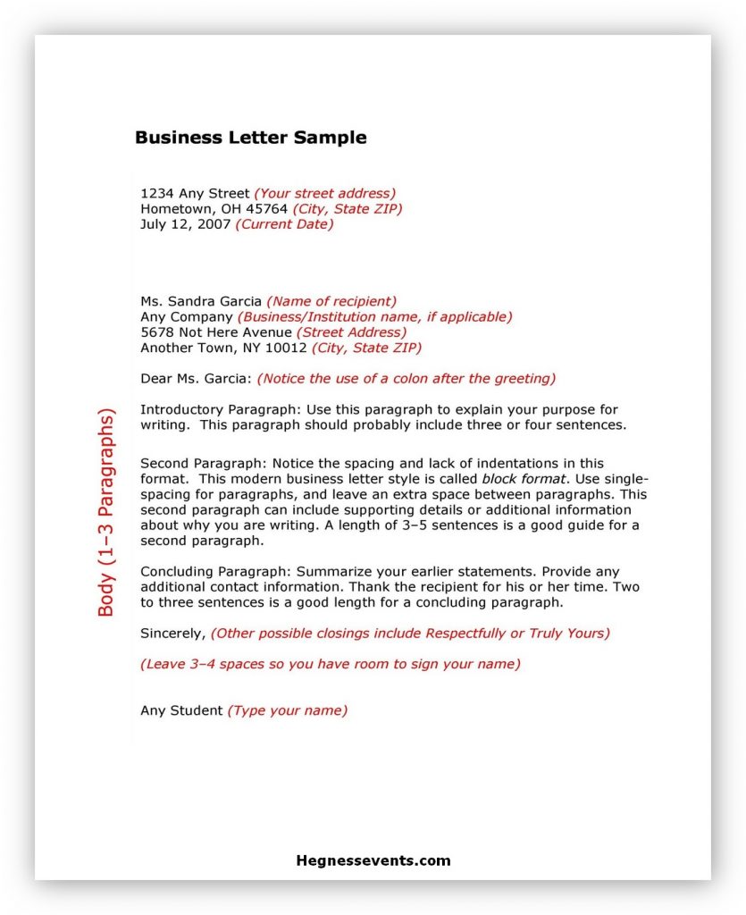 50+ Powerful Business Letter Template, Sample, Format and Structure ...