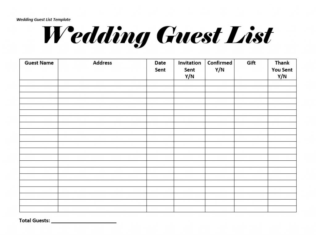 5 Categories How to Start Your Wedding Guest List - hennessy events