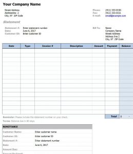 10 Best Billing Statement Template & Example - hennessy events