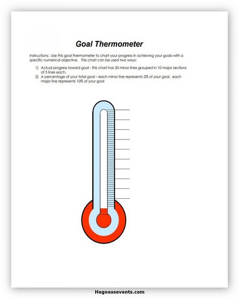 11 Free Goal Tracker Template - hennessy events